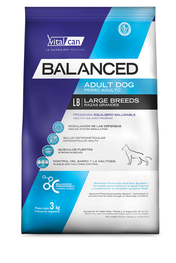 Виталкан Balanced Dog Large Adult для взр собак крупных пород, курица