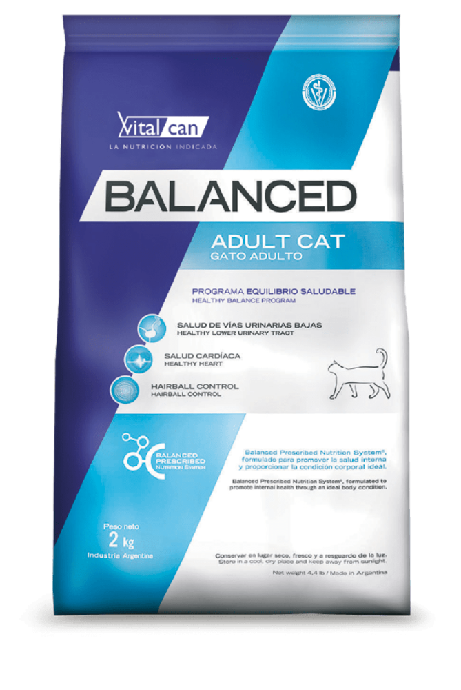 Виталкан Balanced Cat Adult для взр кошек с курицей