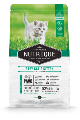 Виталкан Nutrique Baby Cat & Kitten для котят (до 12 мес.), свинина-индейка-яйцо